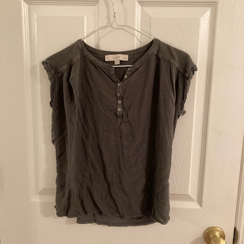 Sage green blouse